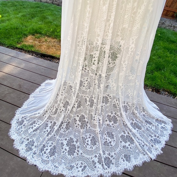 Never Worn New “Oh My Gown” Boho Wedding Dress 14 - Picture 8 of 16
